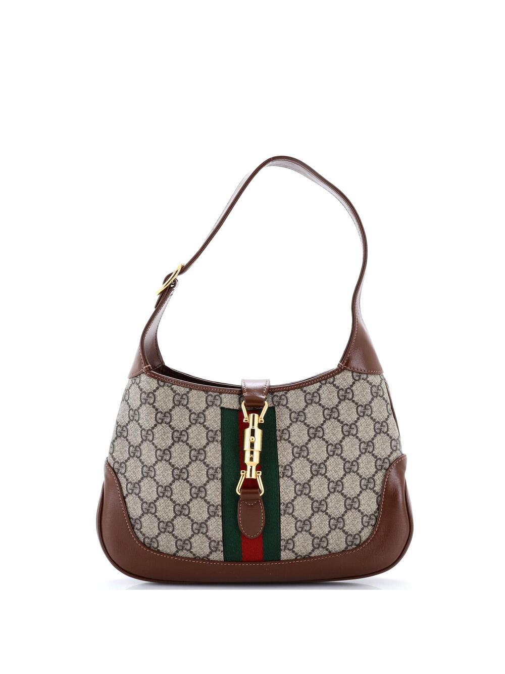 Gucci Jackie Hobo Gg Coated Canvas #366488G22B